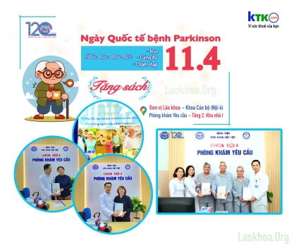 Hưởng ứng ngày Quốc tế bệnh Parkinson 11.4.2025 - ĐƠN VỊ LÃO KHOA - BỆNH VIỆN HỮU NGHỊ VIỆT TIỆP.